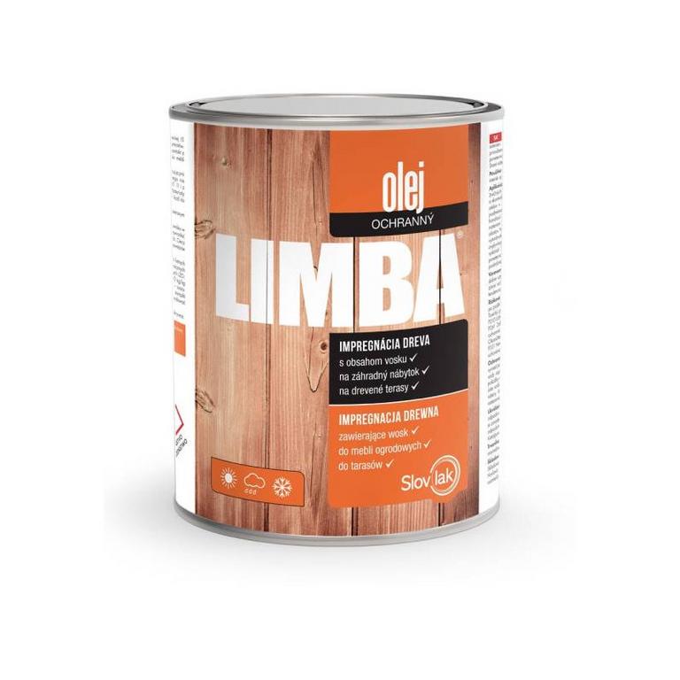 Limba Impregnačný olej na drevo, orech, 0,75 l