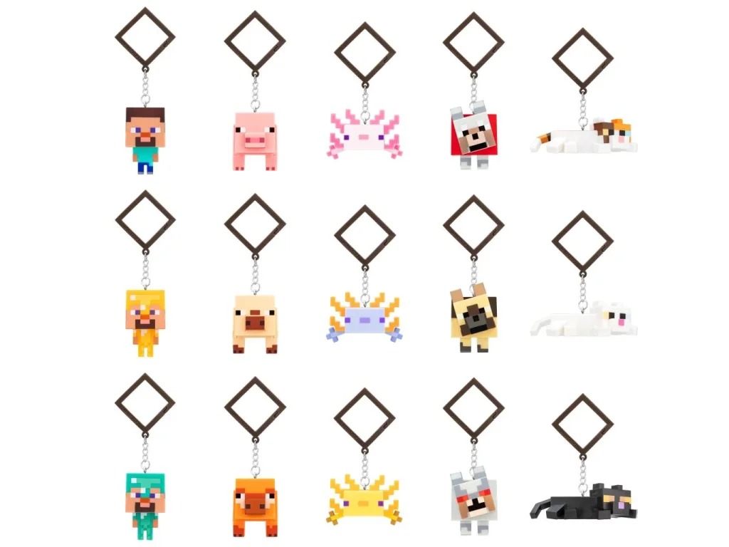 Minecraft Prívesok meniaci farbu, 1 ks