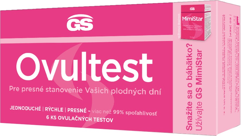 GS Ovultest, 6 ks ovulačných testov