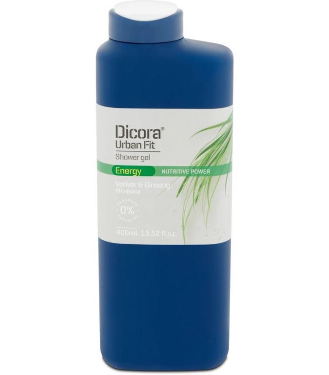 Dicora Urban Fit Sprchový gél Energy Vetiver & Ginseng, 400 ml