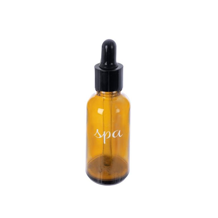 Orion Fľaštička kozmetická hnedé sklo s pipetou SPA, 30 ml