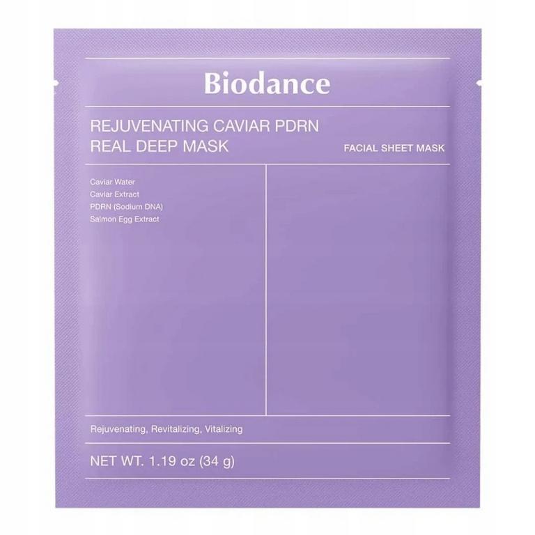 Biodance Rejuvenating Caviar PDRN Real Deep Mask, hydrogélová pleťová maska, 34 g