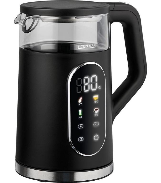 MagicHome Kyra Rýchlovarná kanvica s LED displejom, 1,7 l