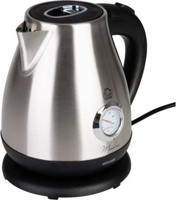 MagicHome Madira Rýchlovarná kanvica s teplomerom, 1,7 l, 1850-2200 W