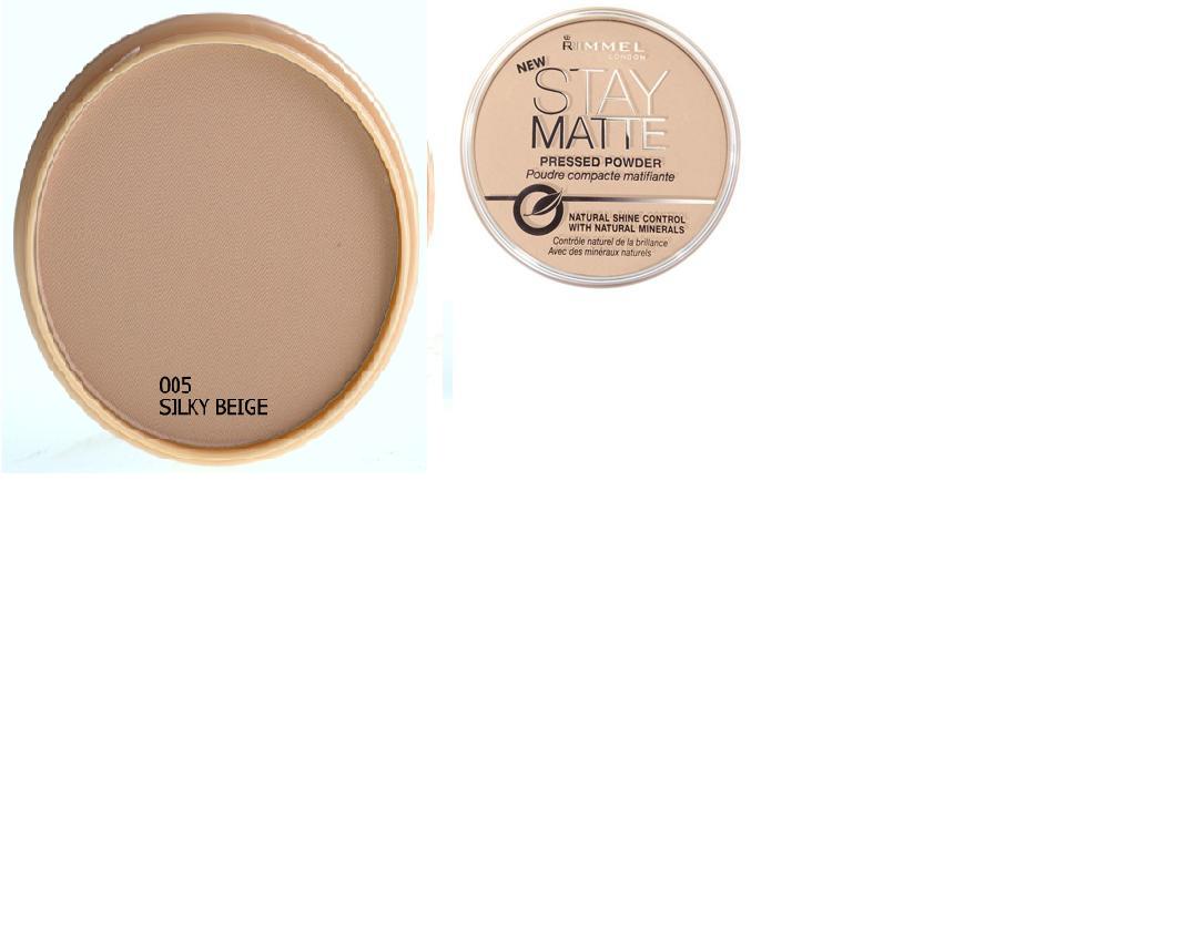 RIMEL PÚDER STAY MATTE 005 SILKY BEIGE 14 G
