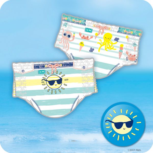 PAMPERS SPLASHERS PLIENKY DO VODY 6-11KG 12 KS