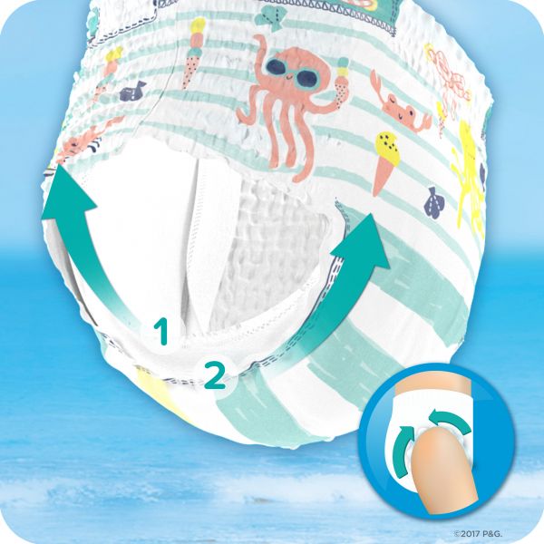 PAMPERS SPLASHERS PLIENKY DO VODY 6-11KG 12 KS