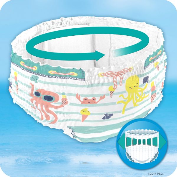 PAMPERS SPLASHERS PLIENKY DO VODY 6-11KG 12 KS