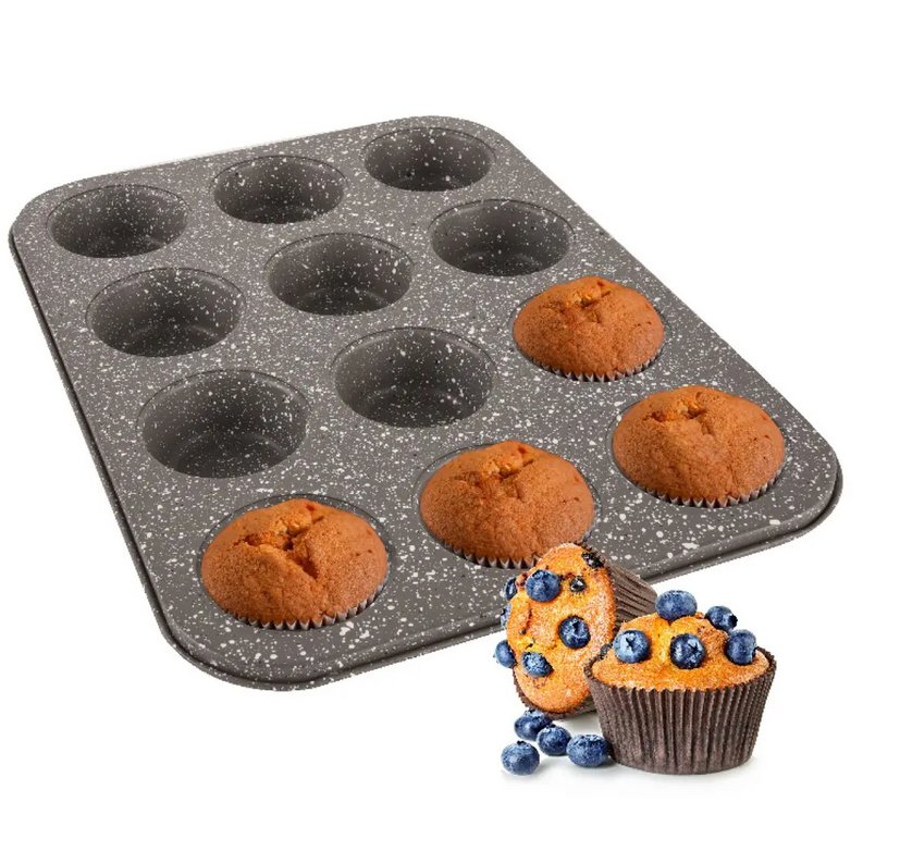 FORMA NA MUFFINY KOV/NEPRIĽNAVÝ POVRCH 12KS GRANDE