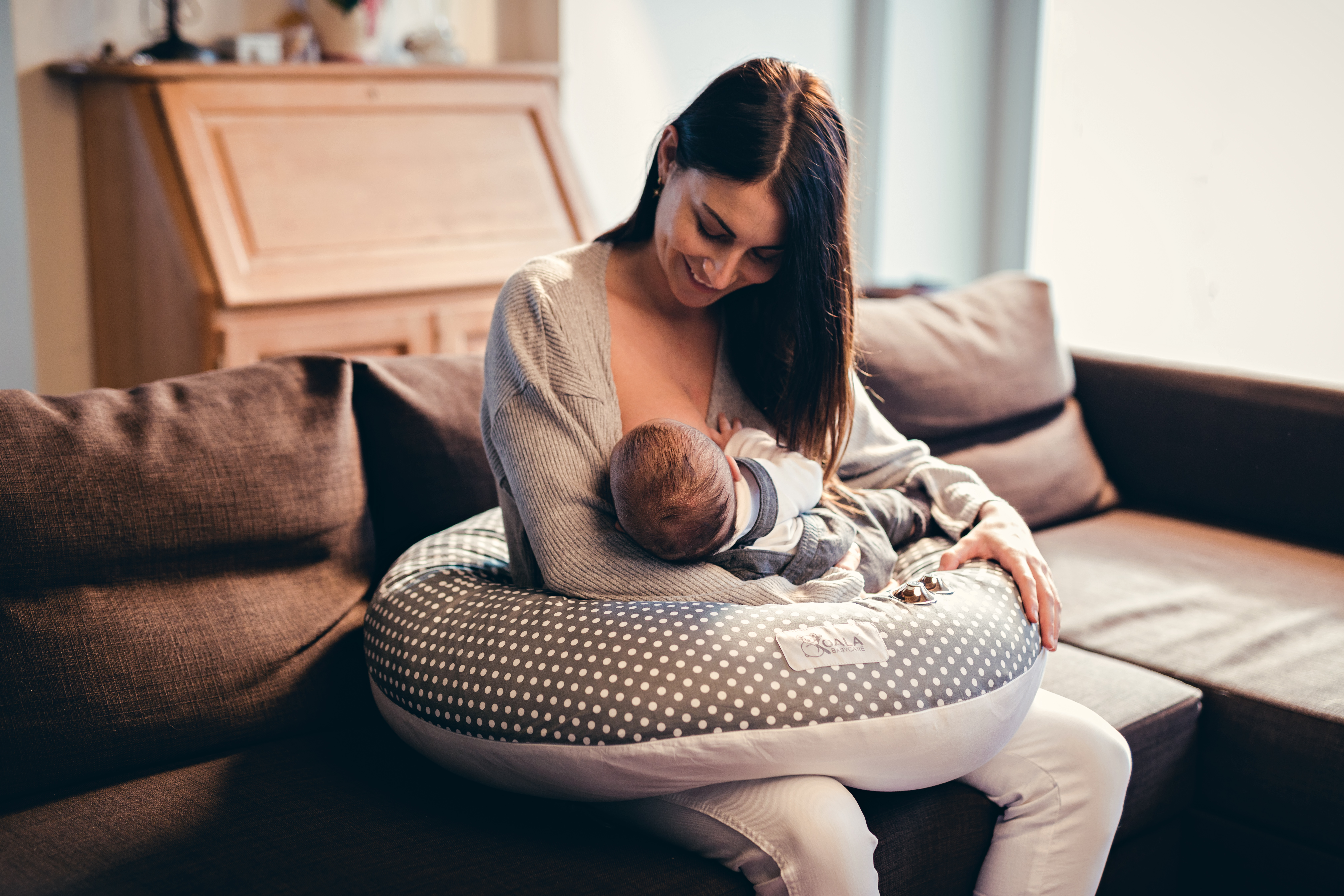 KOALA BABYCARE Tehotenský vankúš 6v1 Hugs Red