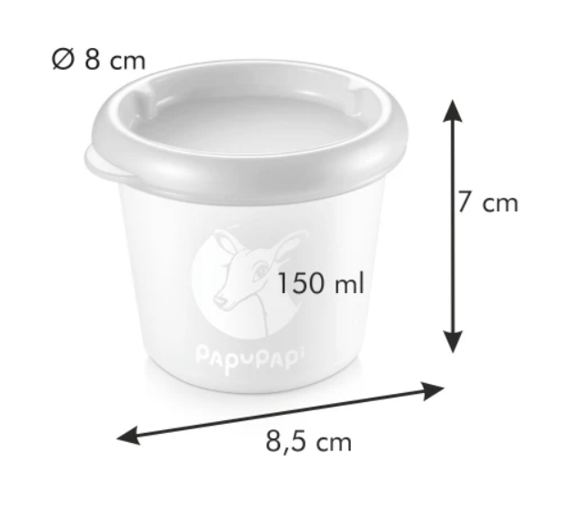 TESCOMA PAPU PAPI DÓZA RUŽOVÁ 150ML 2KS