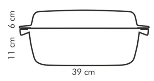 TESCOMA PEKÁČ S POKLOPOM PREMIUM 39X22CM