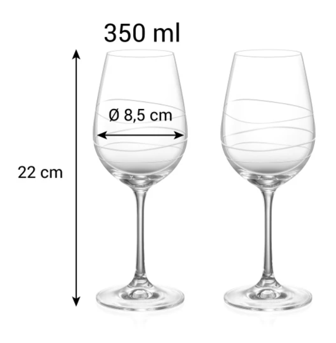 TESCOMA POHÁRE NA VÍNO UNO VISTA 350ML 2KS
