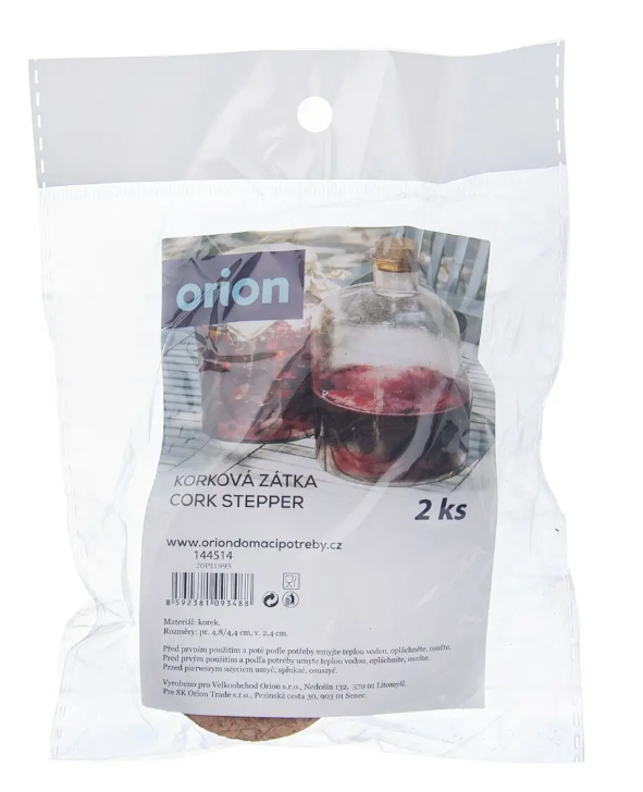 ORION KORKOVÁ ZÁTKA 2KS 4,8/4,4X2,4CM