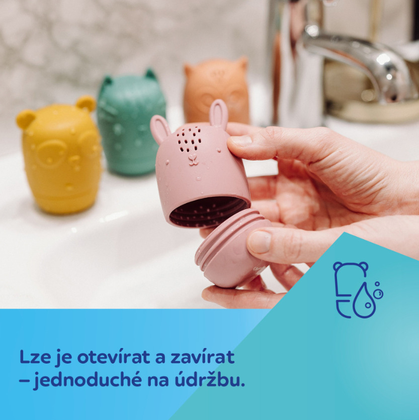 CANPOL SADA SILIKÓNOVÝCH HRAČIEK DO VANE 4KS