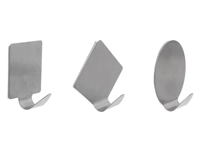 HÁČIK NEREZ NAPLEPOVACÍ 2KS MIX