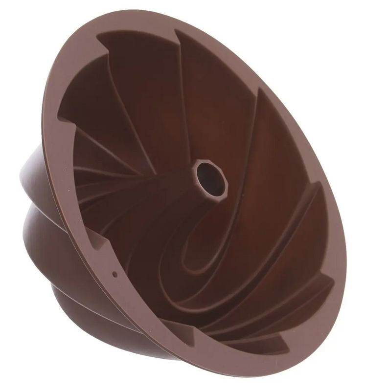 FORMA SILIKÓN BÁBOVKA FLOWER 23,5CM HNEDÁ