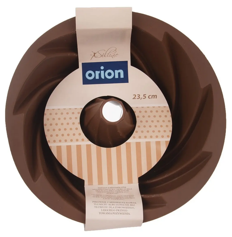FORMA SILIKÓN BÁBOVKA FLOWER 23,5CM HNEDÁ