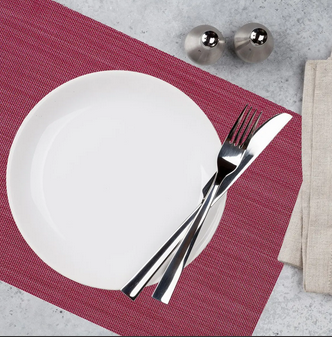 PRESTIERANIE PVC/POLYESTER 45 X 30 CM VÍNOVÁ