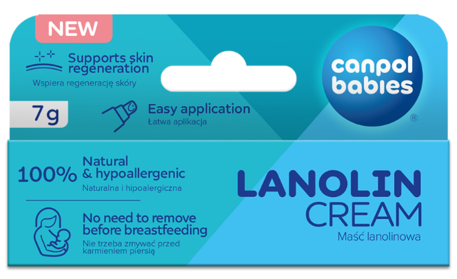CANPOL BABIES LANOLÍNOVÝ KRÉM NA BRADAVKY 7G