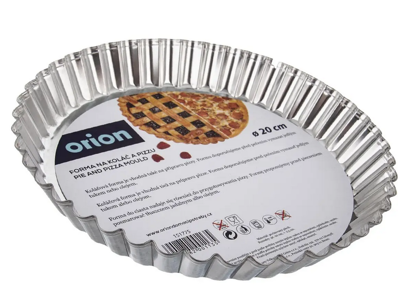 FORMA POCÍNOVANÁ KOLAČ/PIZZA FLAT 20CM
