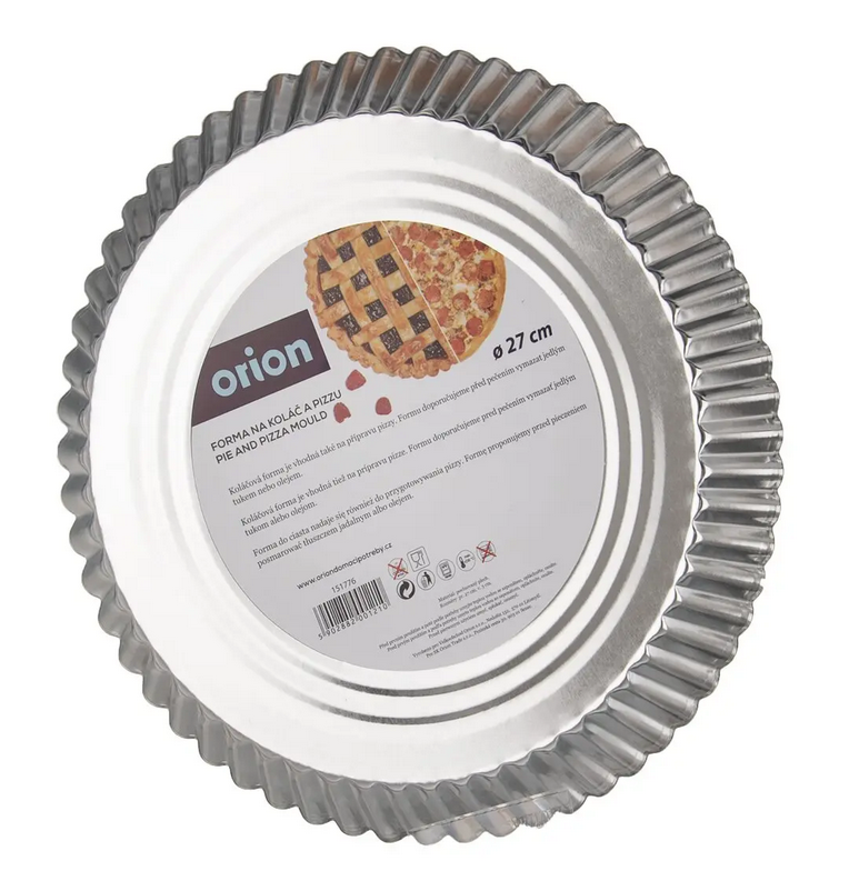 FORMA POCÍNOVANÁ KOLÁČ/PIZZA FLAT 27CM