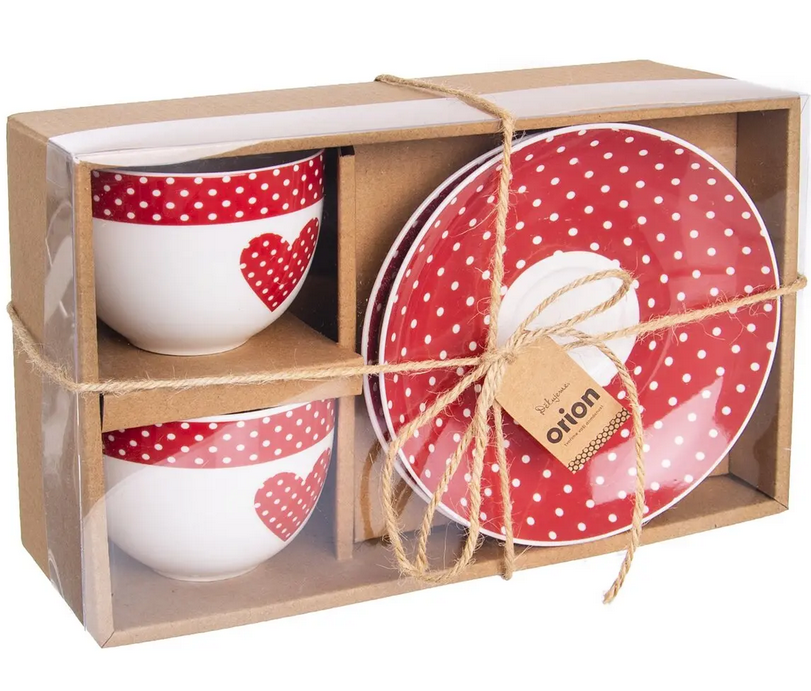 HRNČEK + PODŠÁLKA BODKA 0,28L 2KS