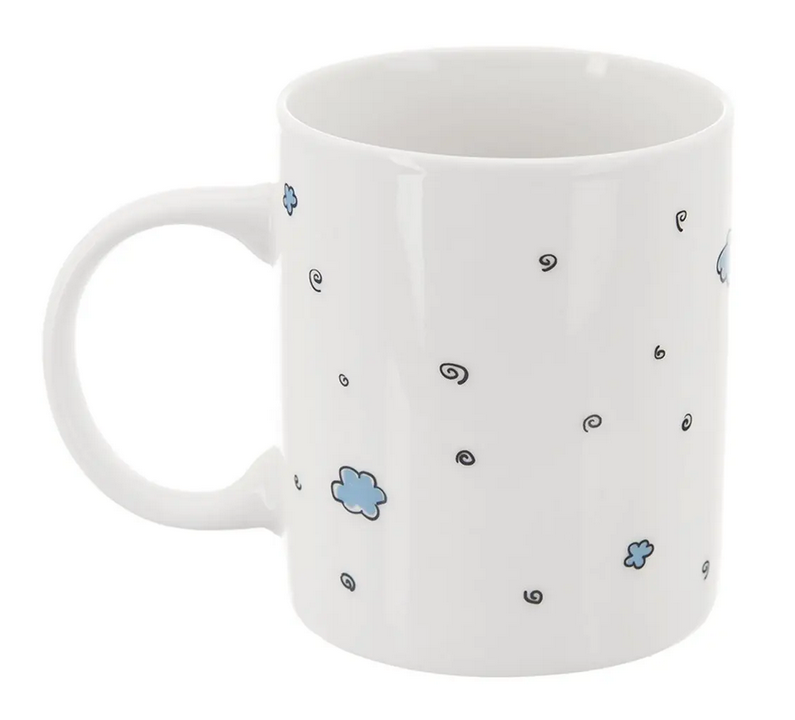 HRNČEK PORCELÁN + HRAČKA OVEČKA 0,39L