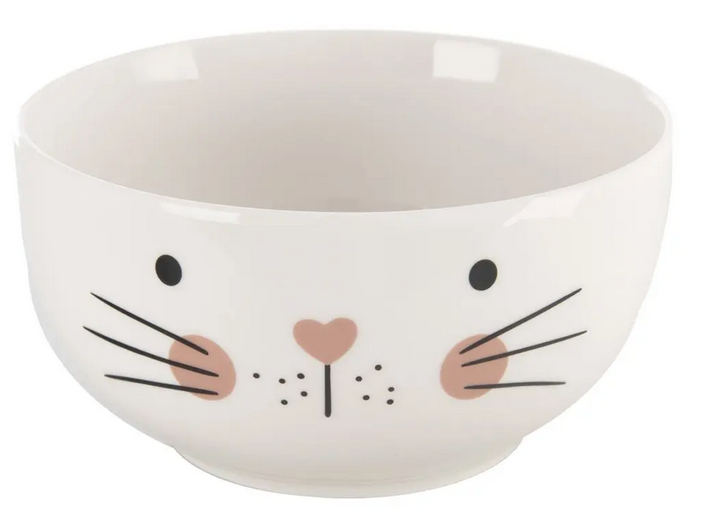 ORION HRNČEK+MISKA PORCELÁNOVÁ MAČKA 0,35L SET