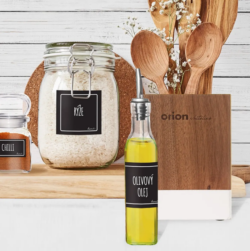 ORION FĽAŠA SKLO/KOV LIEVIK OCOT/OLEJ 0,3L