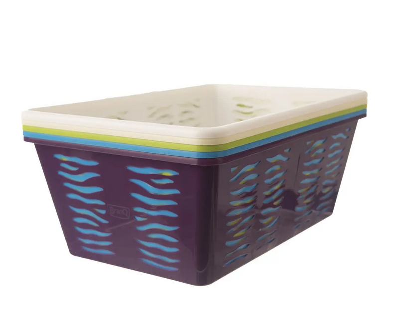 KOŠÍK UH ORGANIZER TIBOX 32,5x25x14CM BIELA