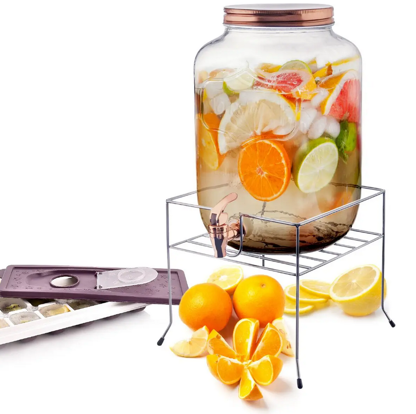 FĽAŠA SKLO+KOHÚTIK 8,8L