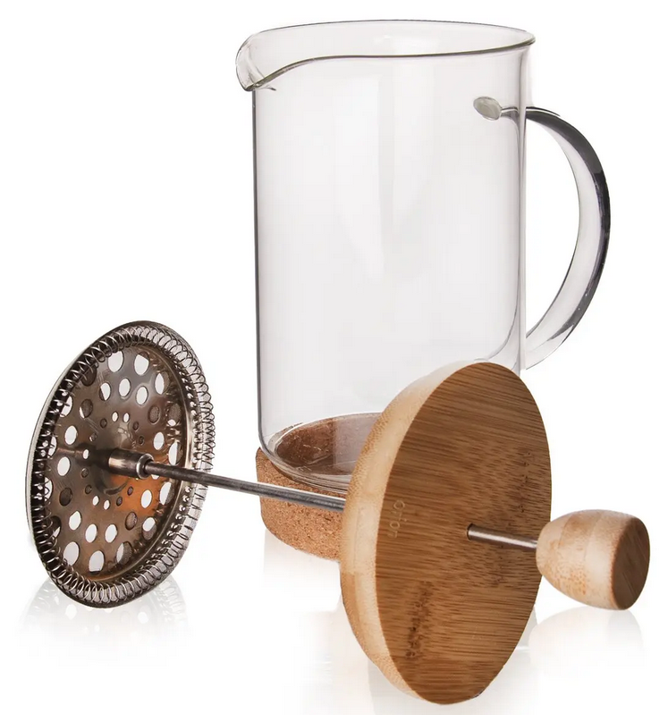 ORION KANVICA SKLO BAMBUS FRENCH PRESS CORK 1L