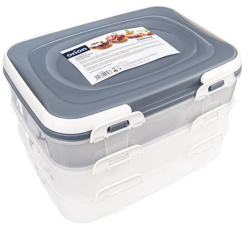 ORION BOX PIKNIK 3 POSCHODIA S UŠAMI MIX FARIEB