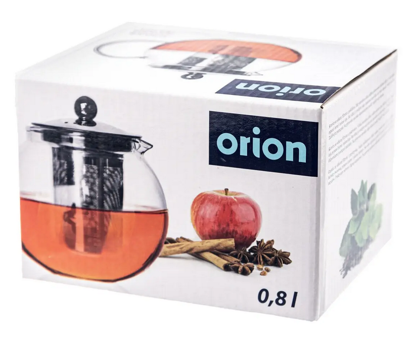 KANVICA BOROSIL.SKLO + FILTER NEREZ 0,8L