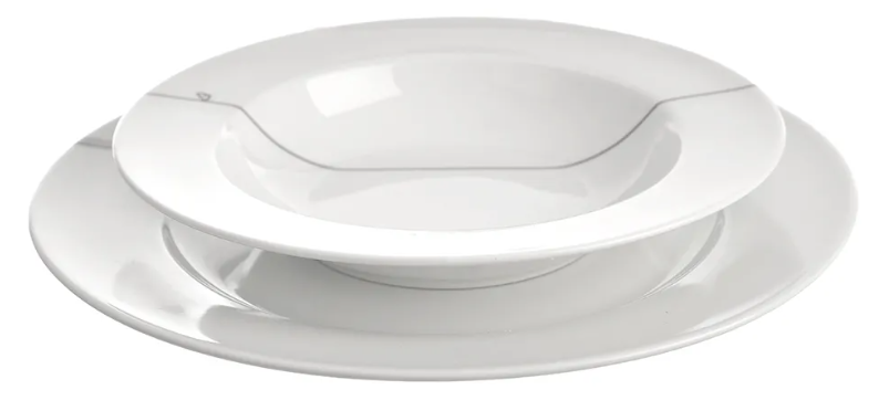 SADA JEDÁLENSKÁ PORCELÁN SRDIEČKA OKRÚHLA 18 KS