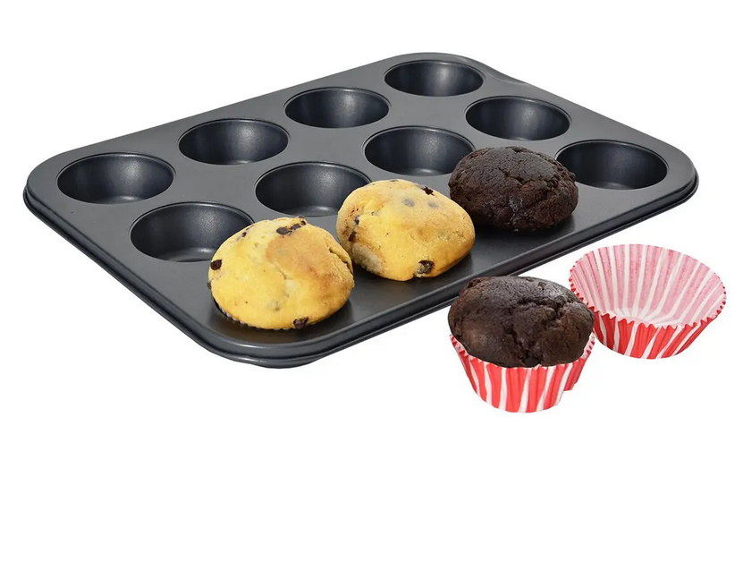 FORMA KOV MUFFINY 12 KOŠÍK PAPIER 72KS