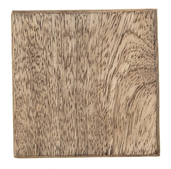 PODTÁCKA DREVO MANGO 10 X 10 CM 1KS