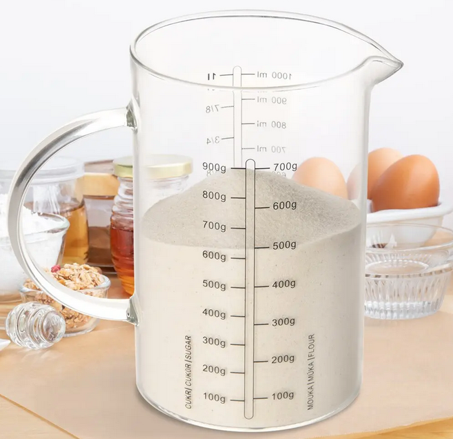 ODMERKA SKLO BOROSILIKÁT 1 L POTLAČ