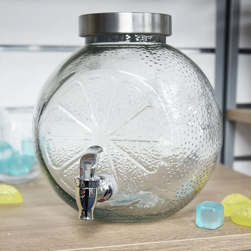FĽAŠA SKLO/KOV+KOHÚTIK CITRUS 5,4L