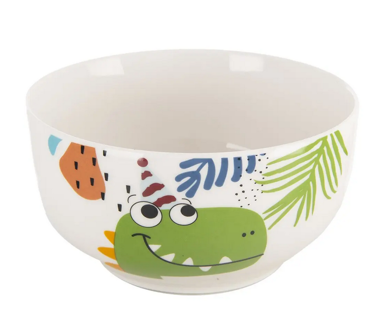 HRNČEK + MISKA PORCELÁN DINO 0,35L SET