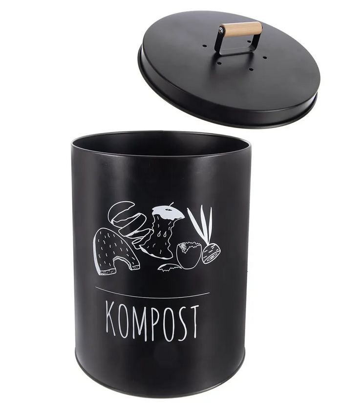 KOMPOSTER PLECH DOMÁCI 8L BLACK