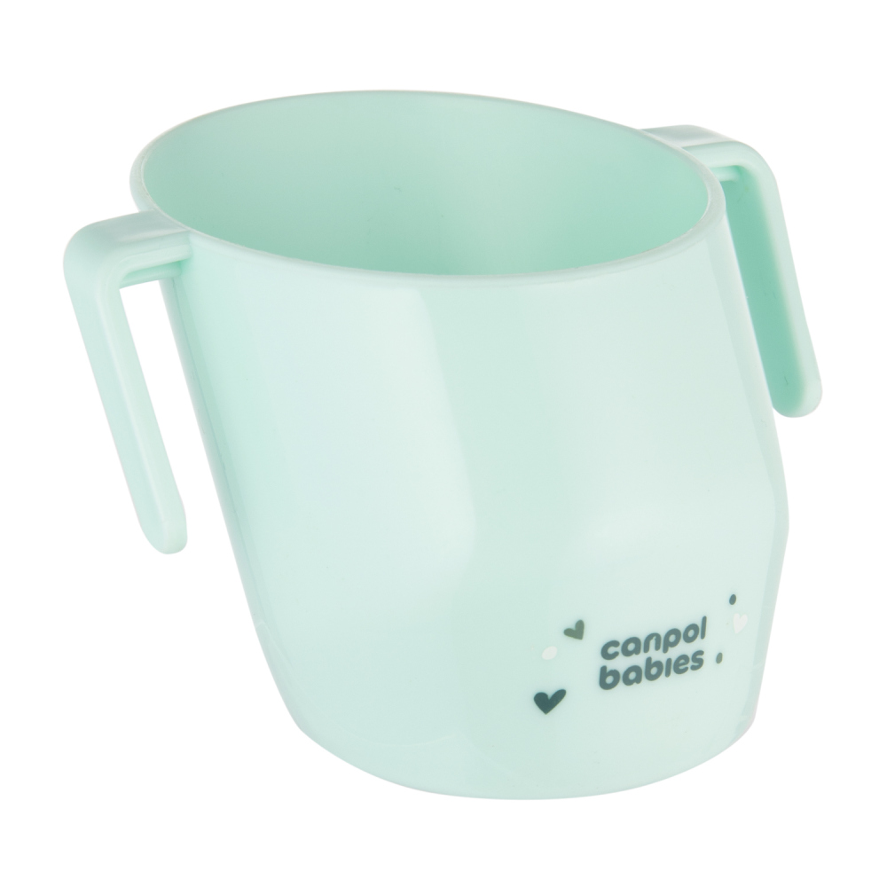 CANPOL HRNČEK TRÉNINGOVÝ SMART 180ML 12M+ 1KS MIX FARIEB