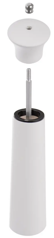 ORION MLYNČEK GUMOVNÍKOVÉ DREVO/UH 21,5 CM BIELY