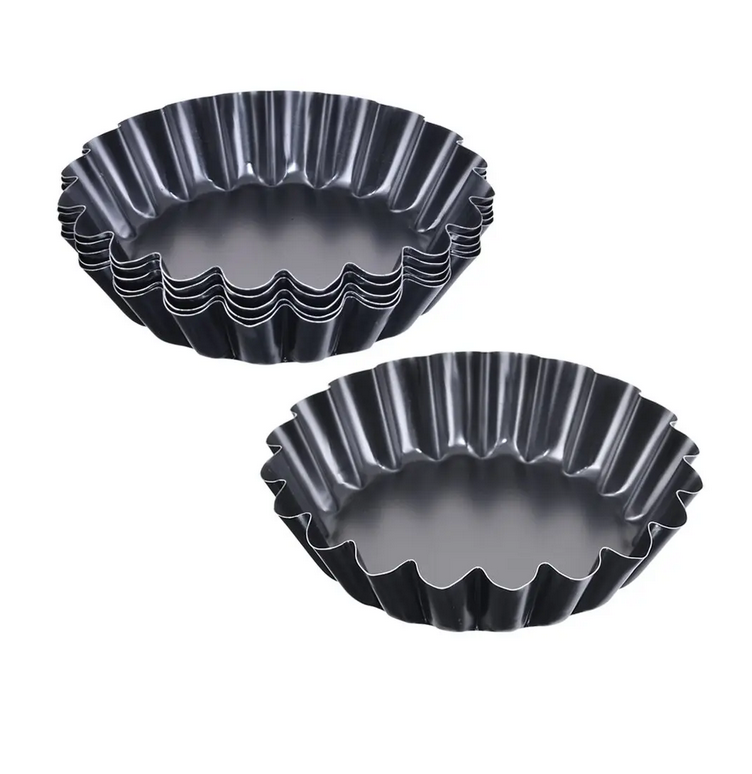 FORMIČKA KOV KOLÁČOVÁ TARTALETKY PRIEMER 9CM 6KS