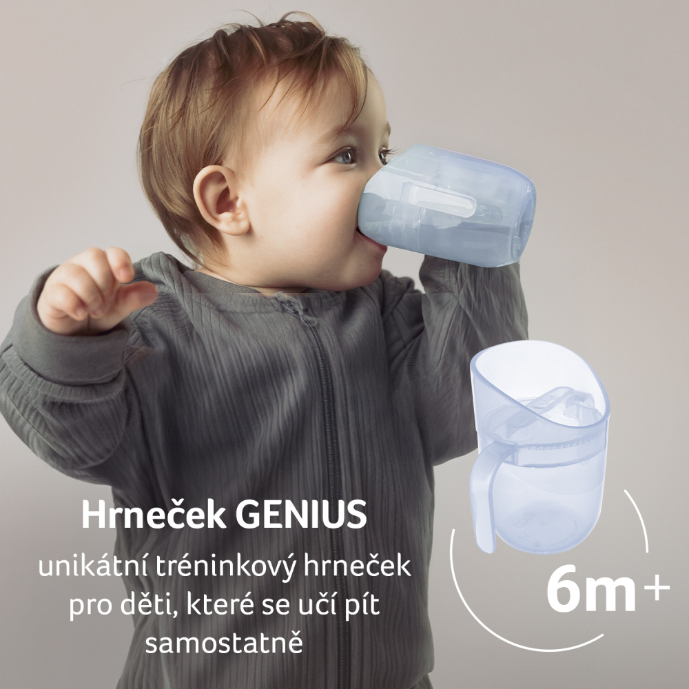 CANPOL HRNCEK TRENINGOVY GENIUS 150ML 1KS MIX FARIEB