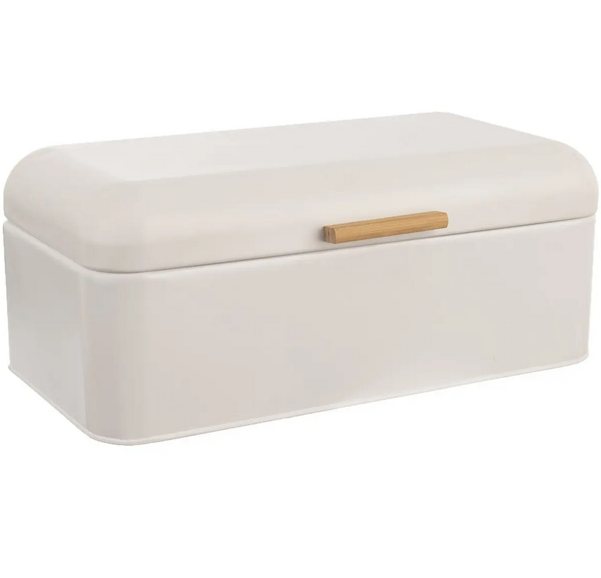 CHLEBNÍK PLECH/BAMBUS 42X24X16,5CM WHITELINE