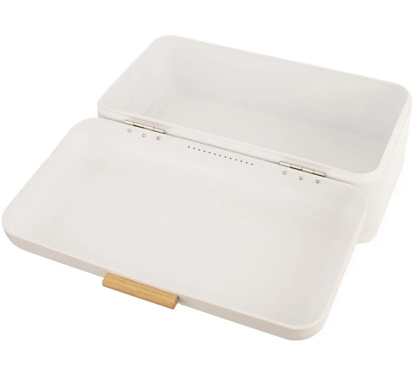 CHLEBNÍK PLECH/BAMBUS 42X24X16,5CM WHITELINE