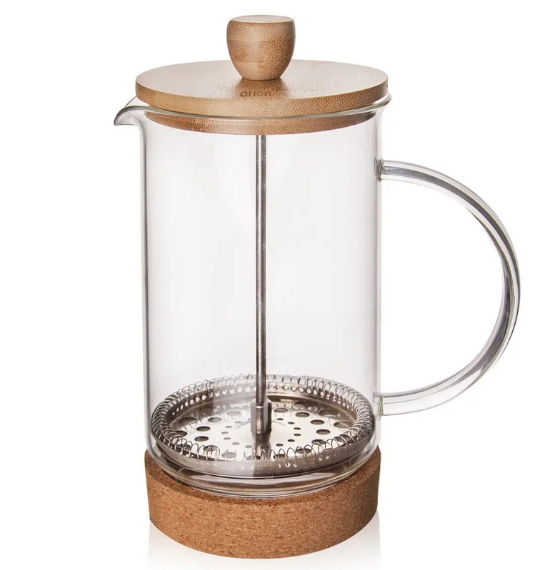 KANVICA BOROSIL. SKLO/BAMBUS FRENCH PRESS CORK 0,75L