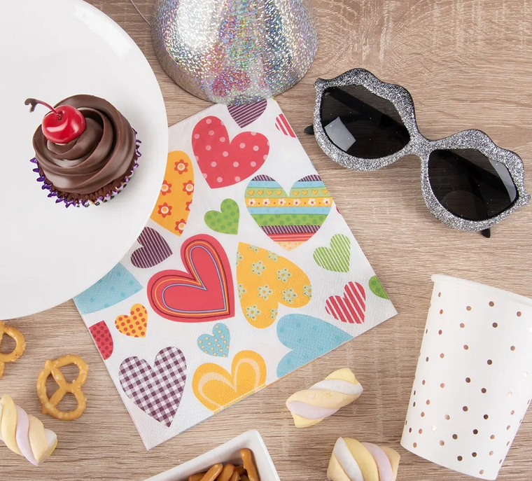 SERVÍTKY SRDCE 20 KS 33 X 33